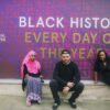 Founders of the Poetic Relief Fund outside Black Cultural Archives Brixton