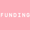 FUNDING on a pink background